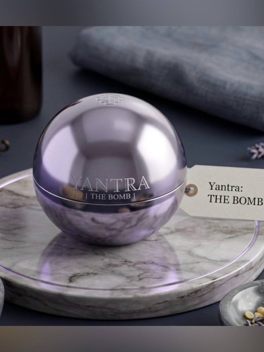 Yantra The Bomb Hydrating Beard + Cuticle Balm Moisturizer 1 oz No Box